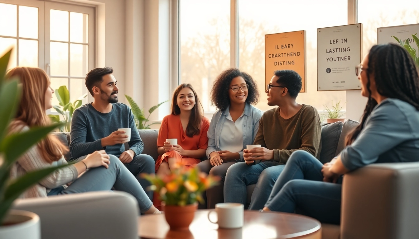 Promote mental health awareness through diverse individuals sharing supportive conversations.