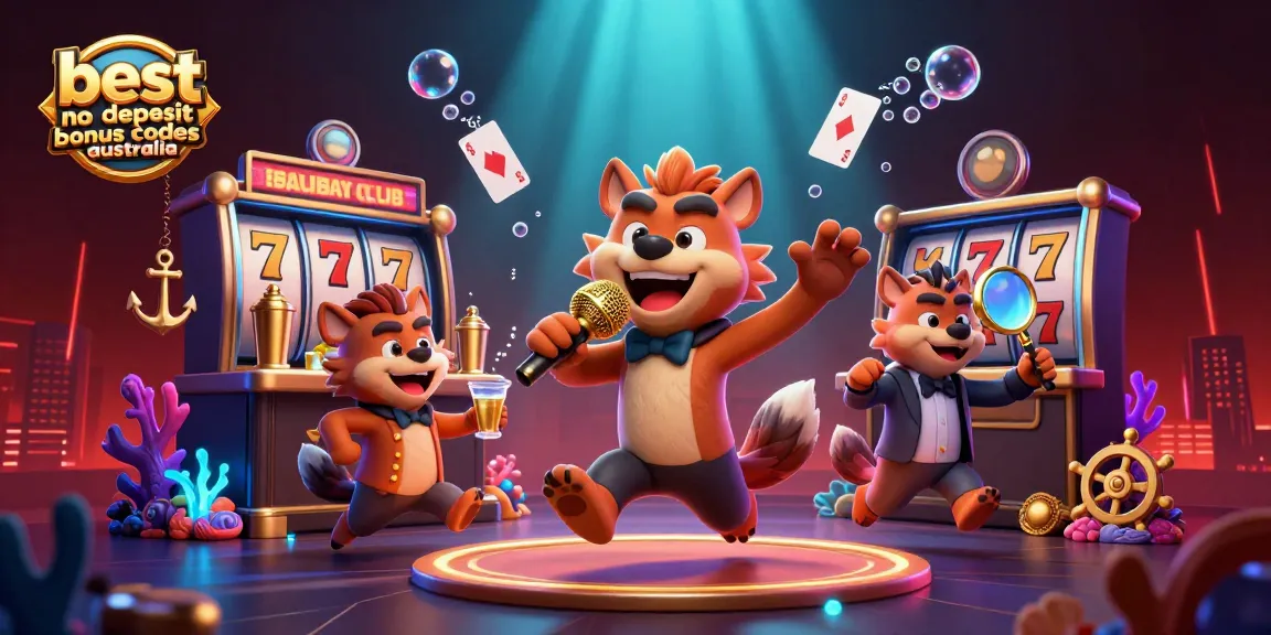 Engage with the best no deposit bonus codes australia in a vibrant 3D casino scene.