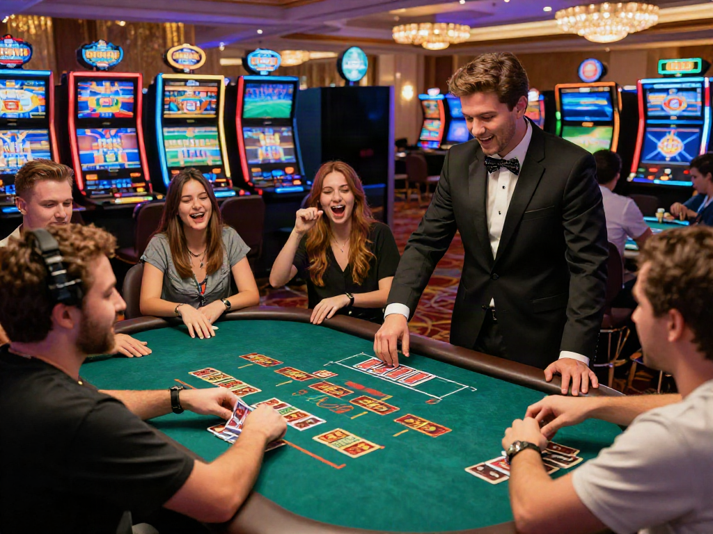 Dynamic interaction at ku88 online casino with diverse players enjoying live games.