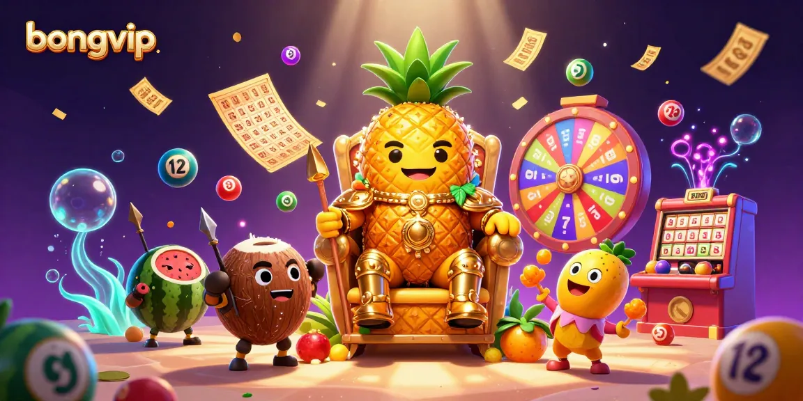 Experience the thrill at bongvip, where the golden pineapple king rules the beach casino!