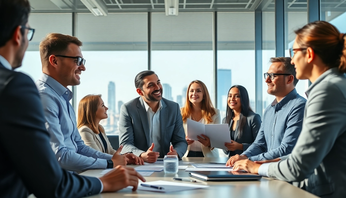 Headhunter Ingenieure besprecht Karrieremöglichkeiten in einem modernen Büro.