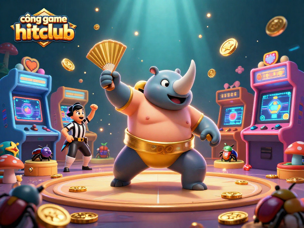 Experience thrilling gameplay at cổng game hitclub with vibrant characters and casino-themed elements in an immersive scene.