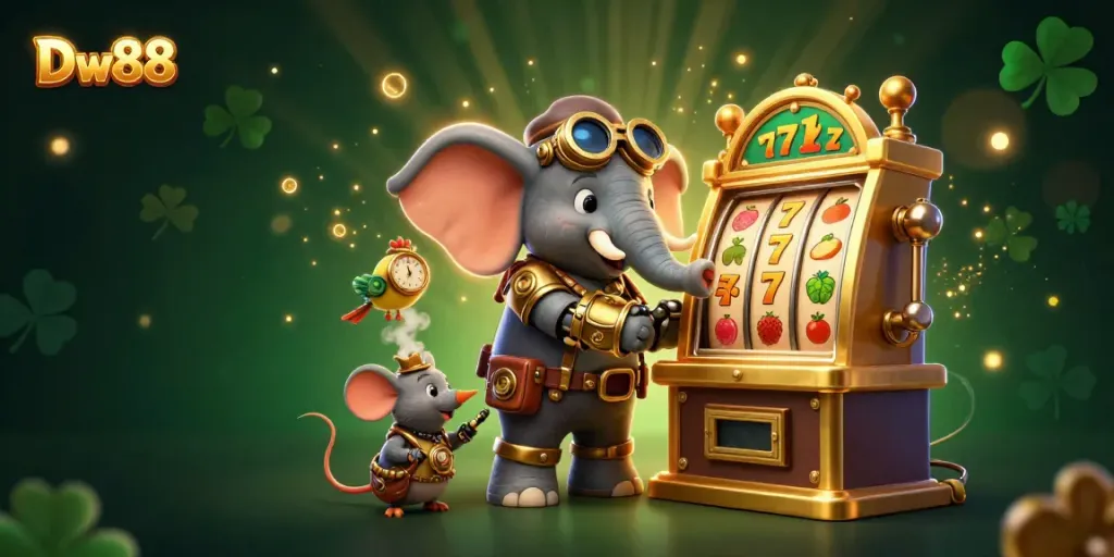 Experience thrilling gameplay at Dw88 with exciting slots and a whimsical steampunk setting.